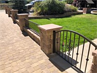 Paver Walkways and Usable Side Yards