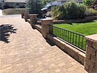 Paver Walkways and Usable Side Yards